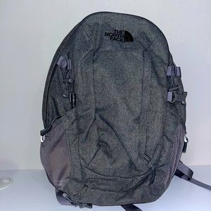 The north face grey backpack